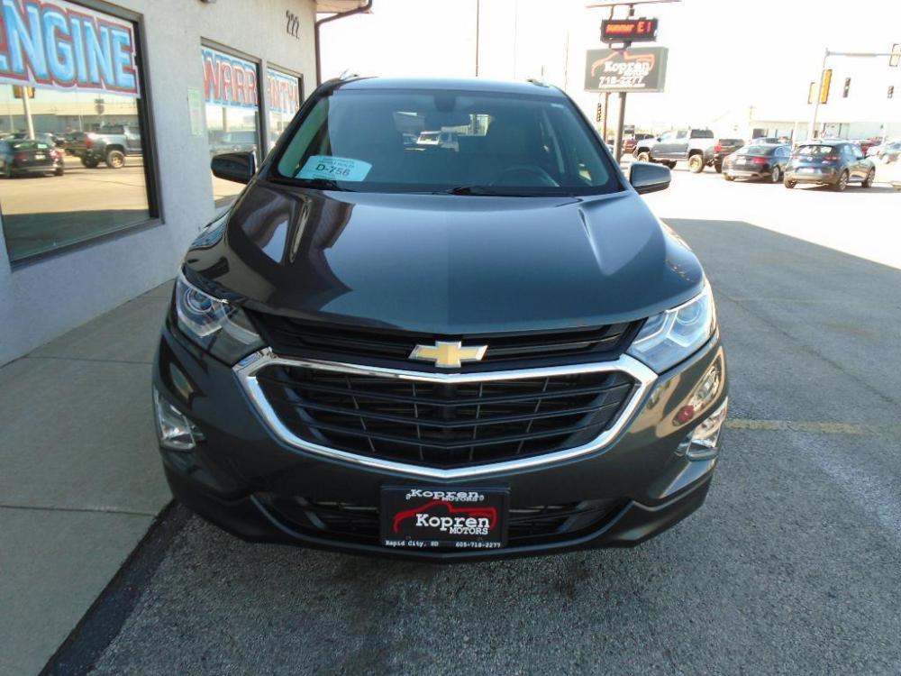 2019 Nightfall Gray Metallic Chevrolet Equinox LT (2GNAXVEX0K6) with an 2.0 liter 4 Cylinder Engine engine, 9-SPEED AUTOMATIC, ELECTRONICALLY-CONTROLLED WITH transmission, located at 222 N Cambell St., Rapid City, SD, 57701, (866) 420-2727, 44.081833, -103.191032 - This vehicle is a certified CARFAX 1-owner. This vehicle has a clean CARFAX vehicle history report. This 2019 Chevrolet Equinox is equipped with all wheel drive. Keep safely connected while in this Chevrolet Equinox with OnStar. You may enjoy services like Automatic Crash Response, Navigation, Road - Photo #2