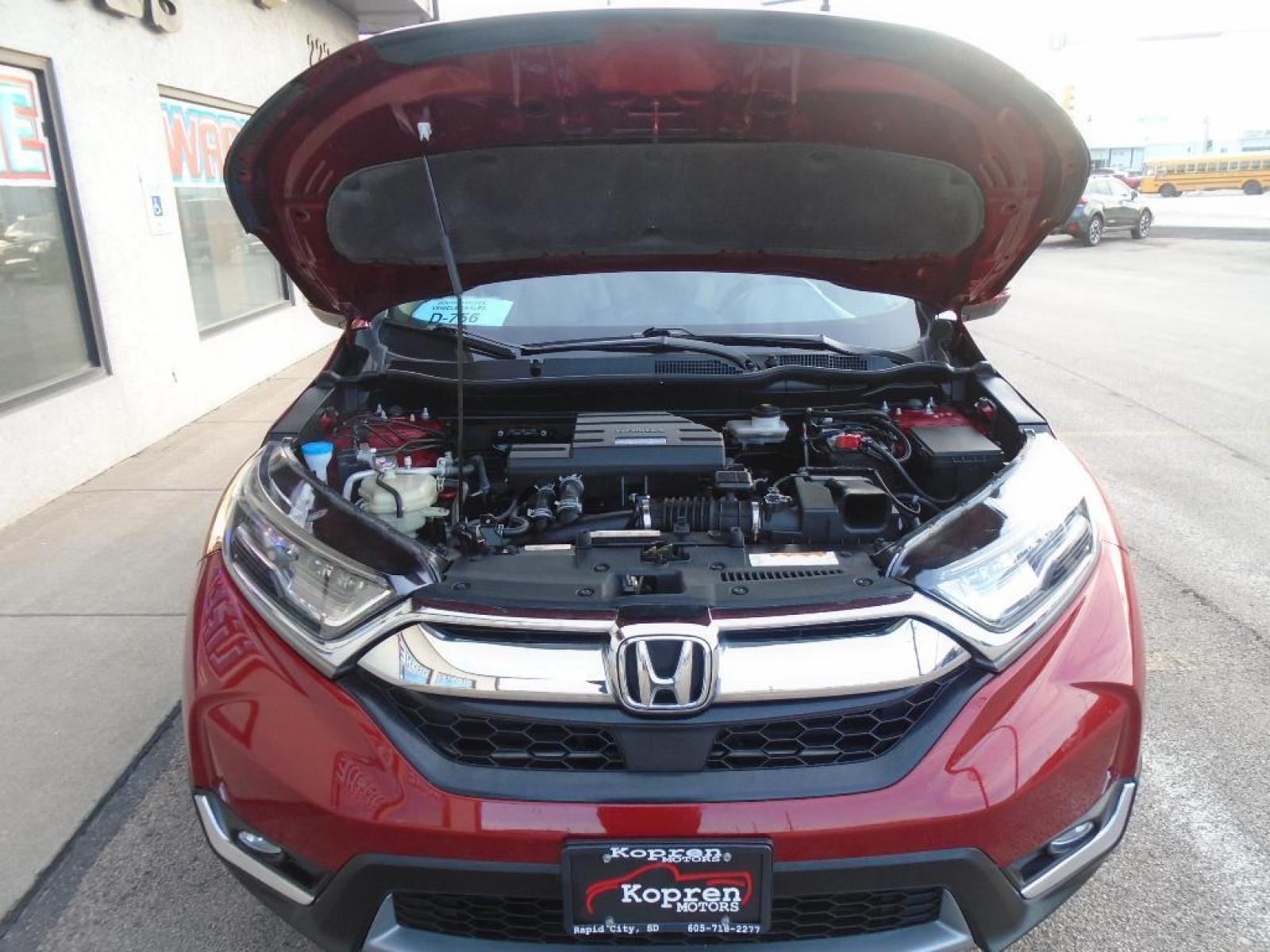 2019 Basque Red Pearl II Honda CR-V Touring (5J6RW2H9XKL) with an 1.5 liter 4 Cylinder Engine engine, Continuously Variable w/Sport Mode transmission, located at 222 N Cambell St., Rapid City, SD, 57701, (866) 420-2727, 44.081833, -103.191032 - Protect this small suv from unwanted accidents with a cutting edge backup camera system. Good News! This certified CARFAX 1-owner vehicle has only had one owner before you. The vehicle has satellite radio capabilities. Heated seats for those cold winter days are included in the Honda CR-V. Bluetooth - Photo #33