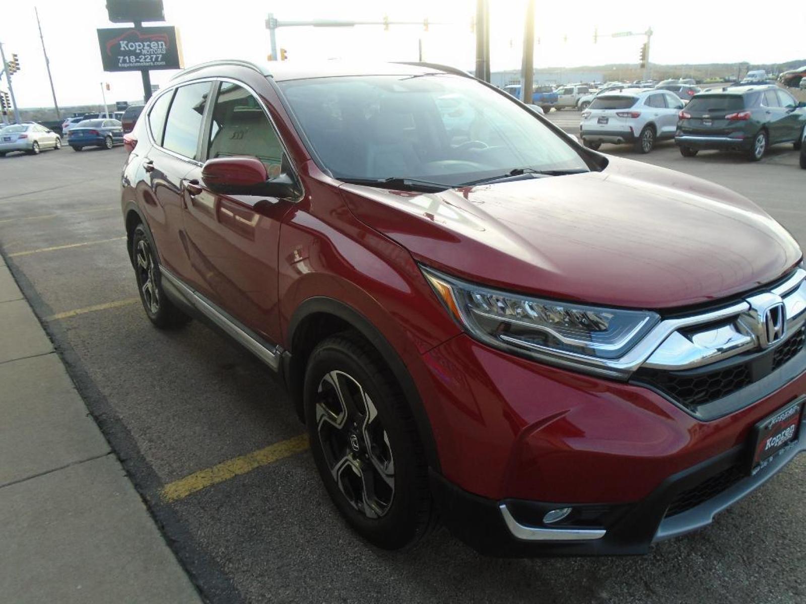 2019 Basque Red Pearl II Honda CR-V Touring (5J6RW2H9XKL) with an 1.5 liter 4 Cylinder Engine engine, Continuously Variable w/Sport Mode transmission, located at 222 N Cambell St., Rapid City, SD, 57701, (866) 420-2727, 44.081833, -103.191032 - Protect this small suv from unwanted accidents with a cutting edge backup camera system. Good News! This certified CARFAX 1-owner vehicle has only had one owner before you. The vehicle has satellite radio capabilities. Heated seats for those cold winter days are included in the Honda CR-V. Bluetooth - Photo #4