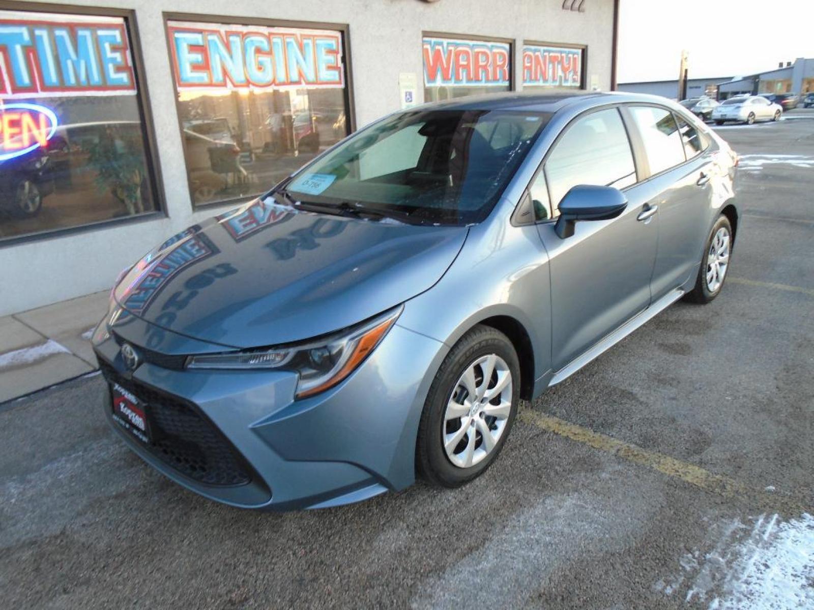 2021 Celestite Toyota Corolla LE (5YFEPMAE2MP) with an 1.8 liter 4 Cylinder Engine engine, Continuously Variable (CVTi-S) transmission, located at 222 N Cambell St., Rapid City, SD, 57701, (866) 420-2727, 44.081833, -103.191032 - Bluetooth technology is built into this Toyota Corolla, keeping your hands on the steering wheel and your focus on the road. Protect this Toyota Corolla from unwanted accidents with a cutting edge backup camera system. with XM/Sirus Satellite Radio you are no longer restricted by poor quality local - Photo #6