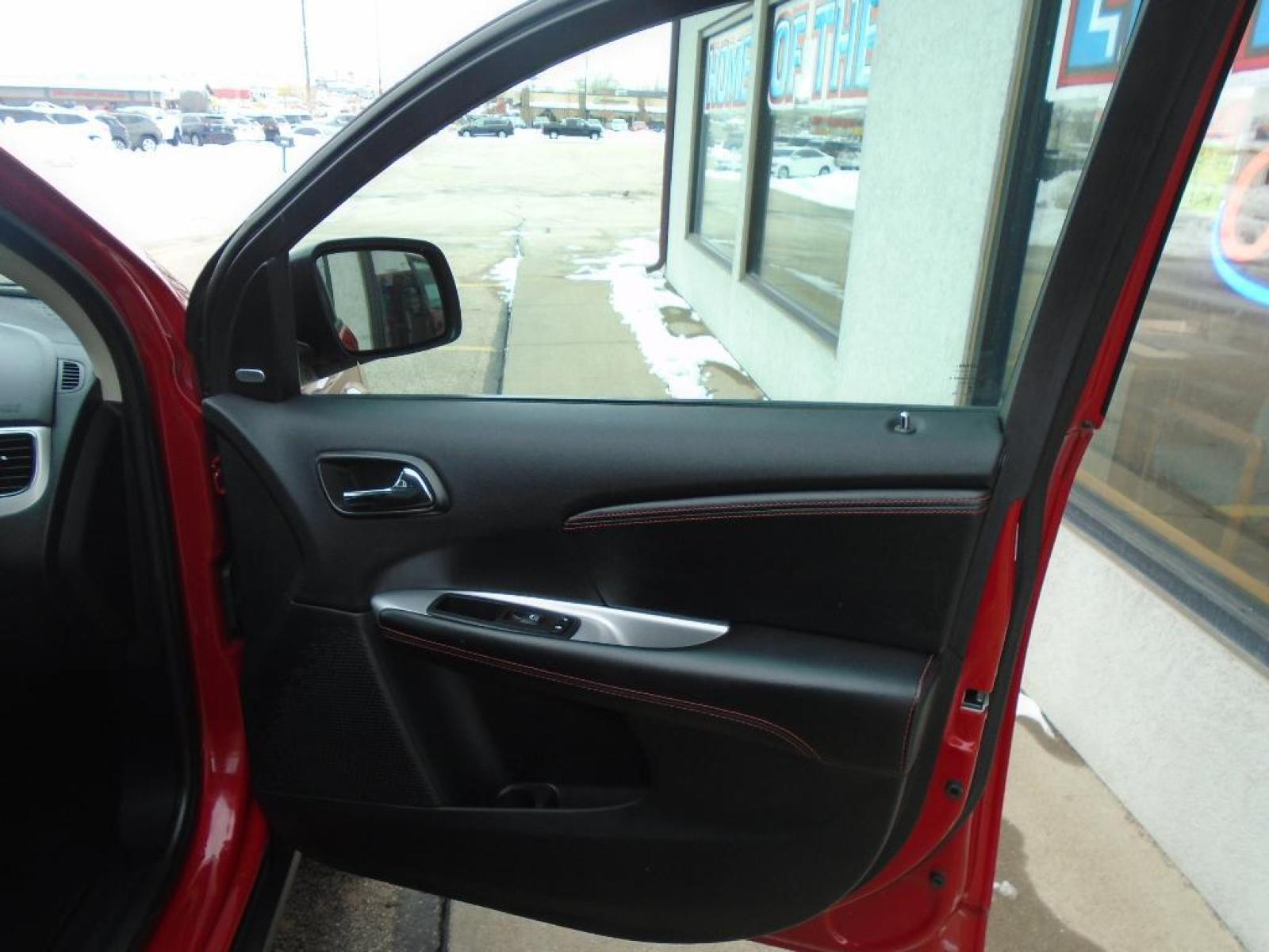2019 Redline 2 Coat Pearl /Black/Red Dodge Journey GT (3C4PDDEG0KT) with an 3.6 liter V6 Cylinder Engine engine, 6-SPEED AUTOMATIC 62TE transmission, located at 222 N Cambell St., Rapid City, SD, 57701, (866) 420-2727, 44.081833, -103.191032 - Photo #22