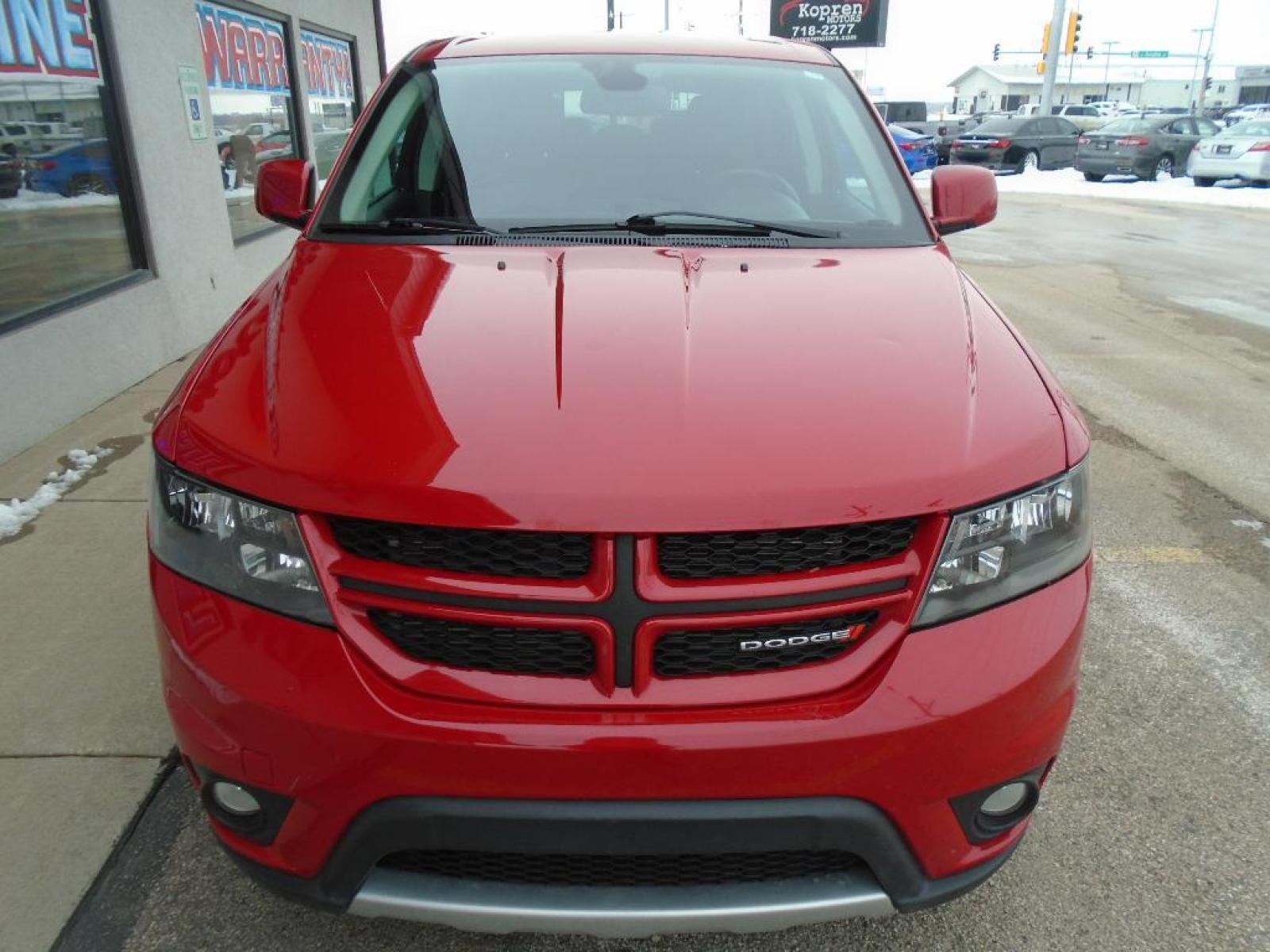 2019 Redline 2 Coat Pearl /Black/Red Dodge Journey GT (3C4PDDEG0KT) with an 3.6 liter V6 Cylinder Engine engine, 6-SPEED AUTOMATIC 62TE transmission, located at 222 N Cambell St., Rapid City, SD, 57701, (866) 420-2727, 44.081833, -103.191032 - This vehicle features a hands-free Bluetooth phone system. See what's behind you with the back up camera on this Dodge Journey. This Dodge Journey has a 3.6 liter V6 Cylinder Engine high output engine. The Dodge Journey gleams with a flashy red exterior. This model comes with third row seating for e - Photo #5