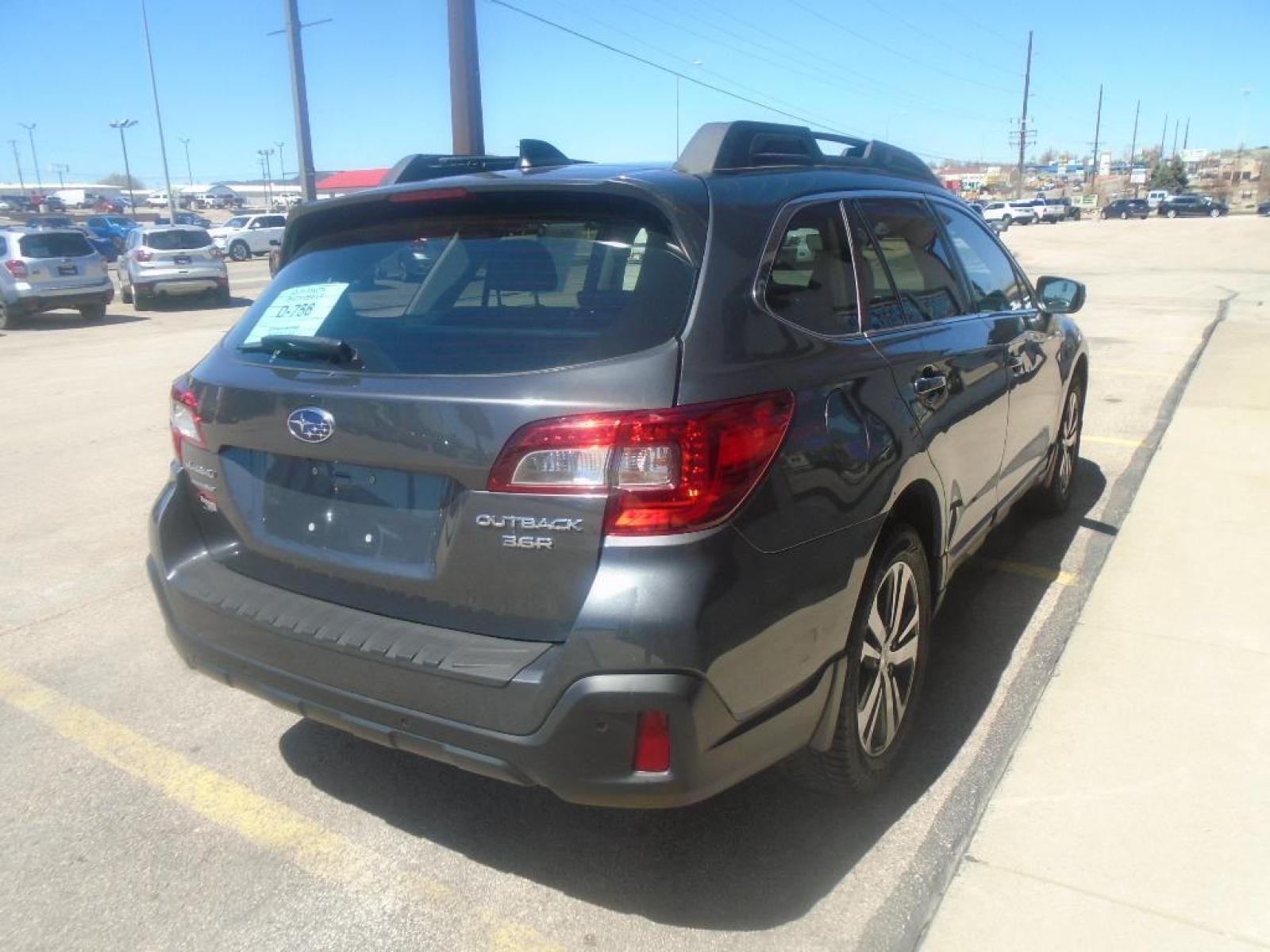2019 GRAY Subaru Outback Limited (4S4BSENC8K3) with an B6, 3.6L engine, 6-speed CVT transmission, located at 222 N Cambell St., Rapid City, SD, 57701, (866) 420-2727, 44.081833, -103.191032 - Bluetooth technology is built into this 2019 Subaru Outback , keeping your hands on the steering wheel and your focus on the road. Our dealership has already run the CARFAX report and it is clean. A clean CARFAX is a great asset for resale value in the future. with XM/Sirus Satellite Radio you are - Photo #3