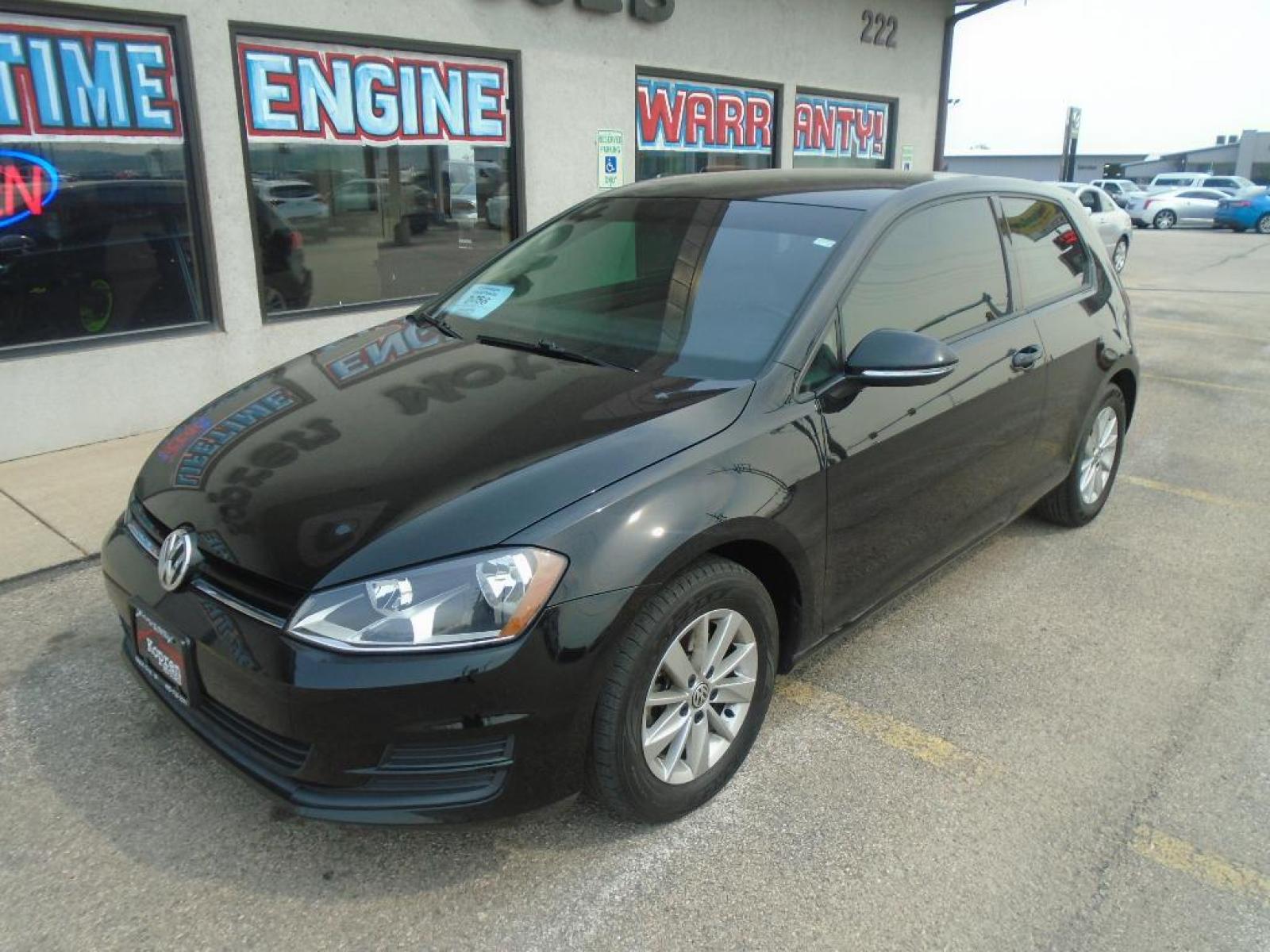2015 BLACK /Titan Black Volkswagen Golf TSI S (3VW817AU0FM) with an L4, 1.8L engine, 5-speed manual transmission, located at 222 N Cambell St., Rapid City, SD, 57701, (866) 420-2727, 44.081833, -103.191032 - <b>Equipment</b><br>Bluetooth technology is built into this small car, keeping your hands on the steering wheel and your focus on the road. This small car has an elegant black exterior finish. Maintaining a stable interior temperature in this vehicle is easy with the climate control system. This veh - Photo #6